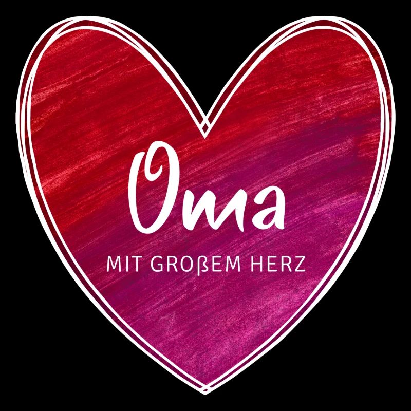 Oma mit großem Herz