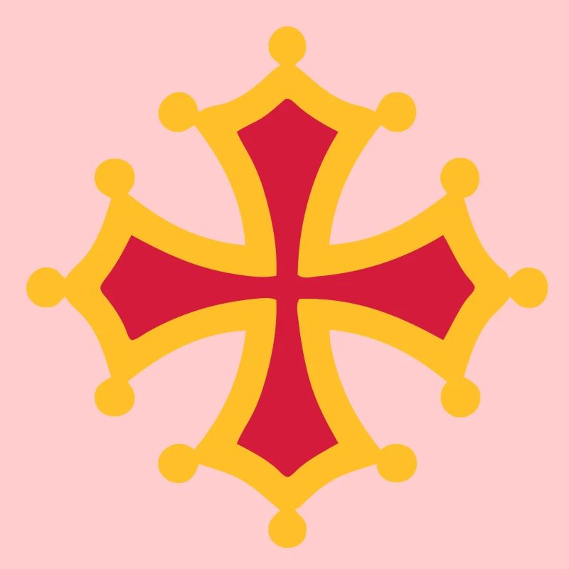 croix occitane graphique vectoriel