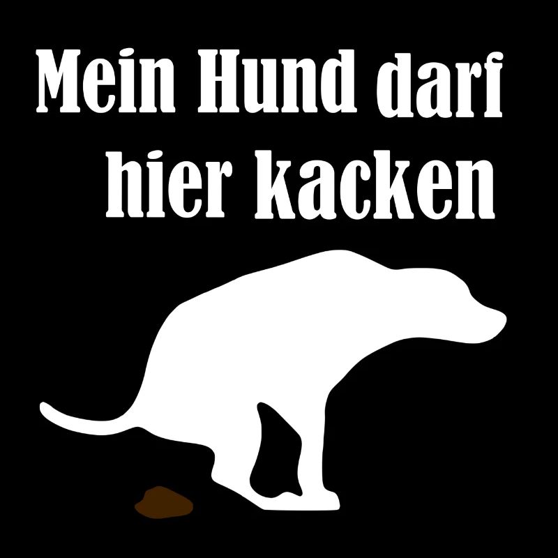 Mon chien peut chier ici | Chien défait