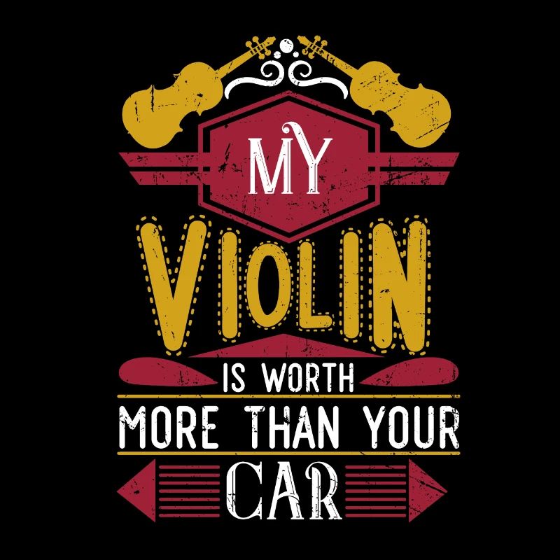 Funny string instrument violin maker gift