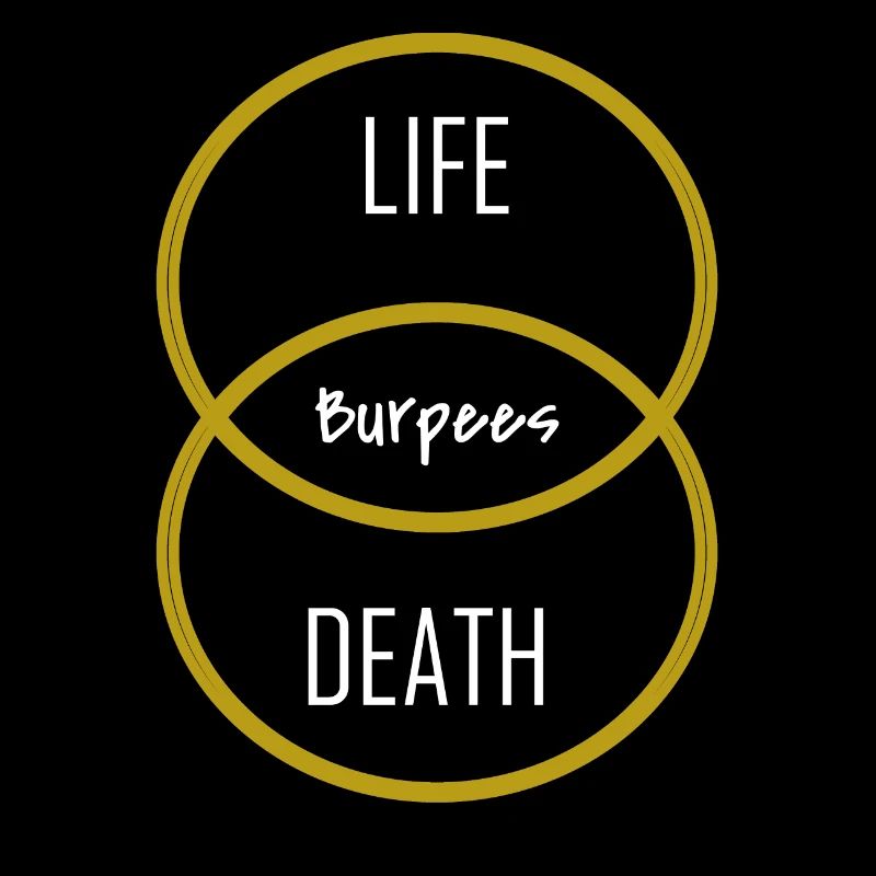 Burpee Burpees Squat Push Up Exercise Gift