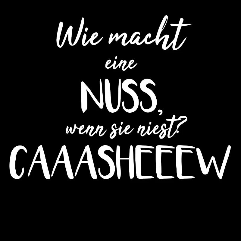 Cashew sneeze Flachwitz nut