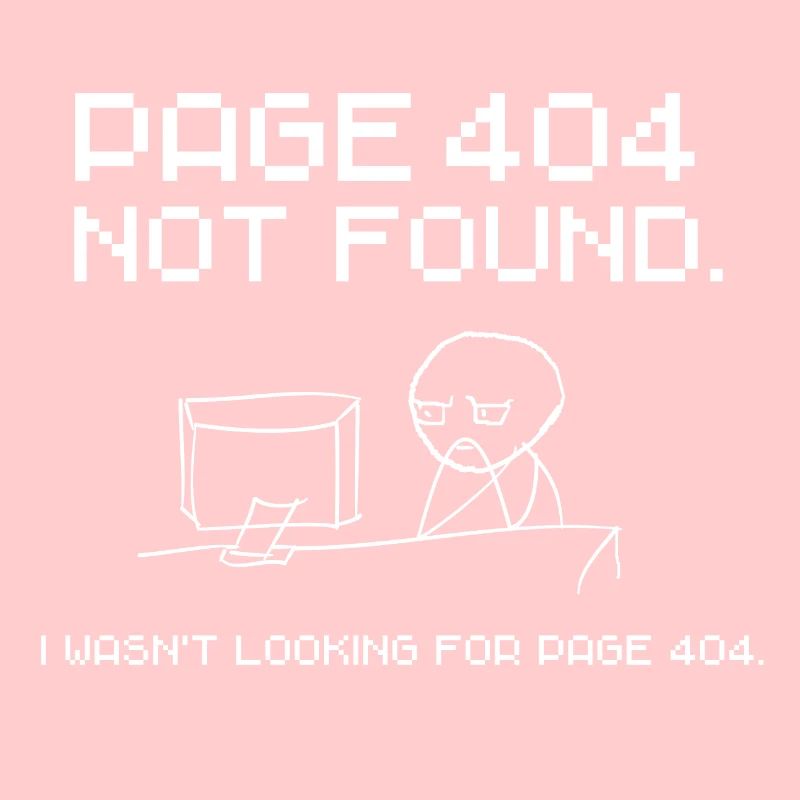 Error 404. Page not found. IT fun