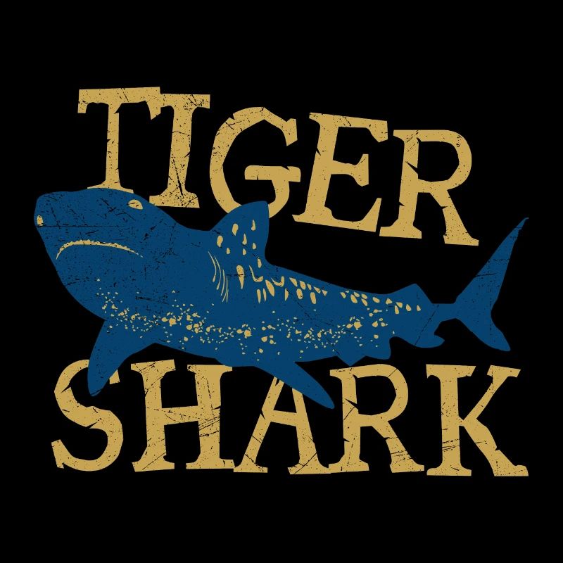 Fish Tiger Shark Dark Danger Diver Gift