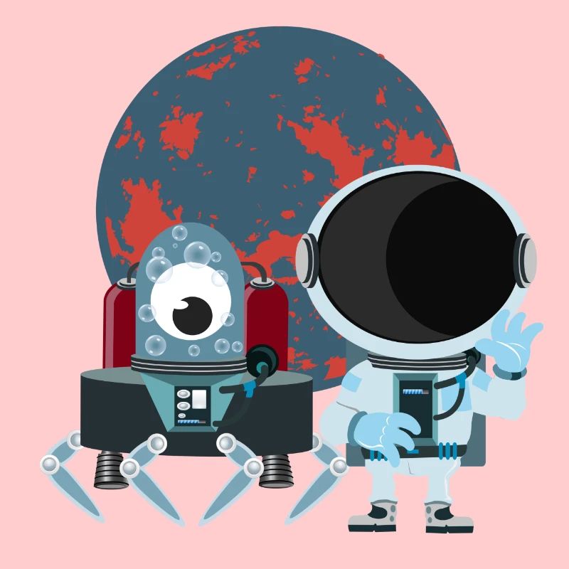 Voyage dans l'espace avec l'astronaute