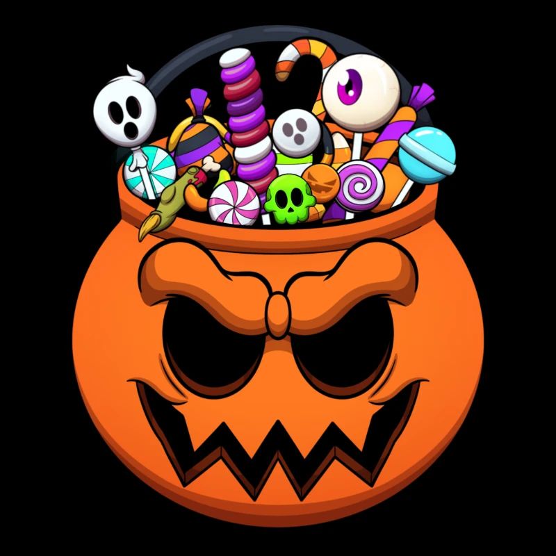 Halloween Trick oder Treat Süßigkeiten