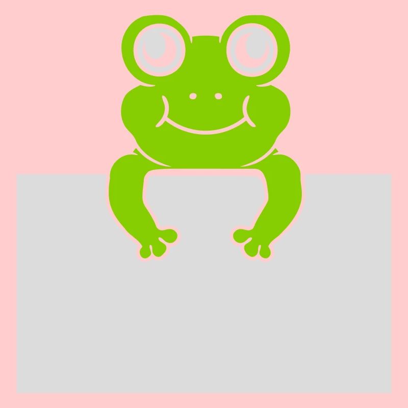 Texte présent Comic Frog