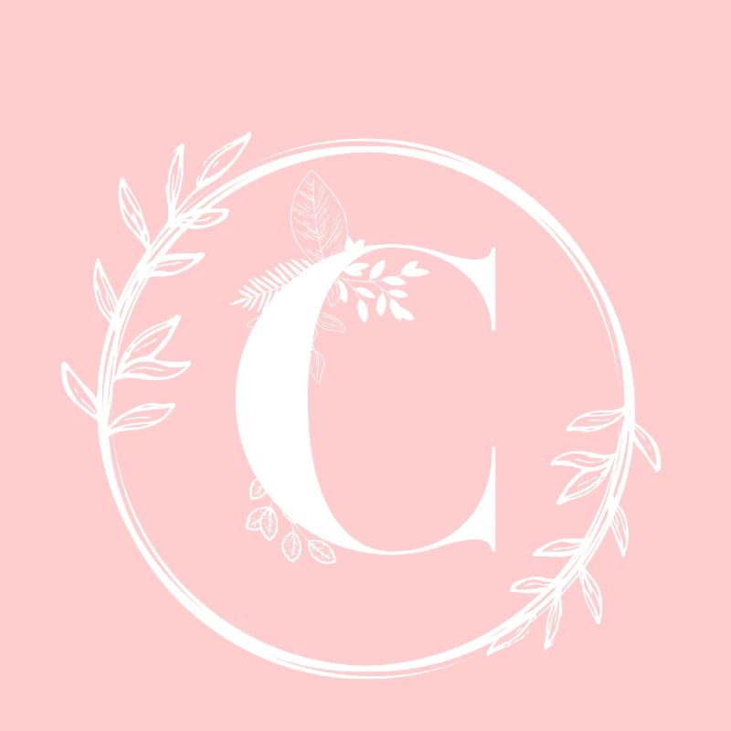 Blumenbuchstabe C