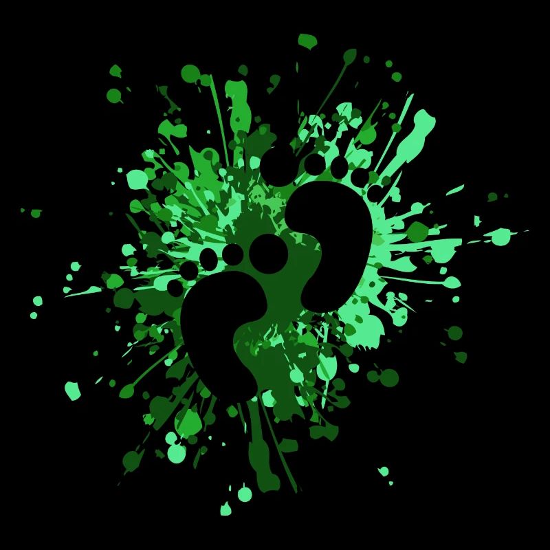 Éclaboussure de couleur d'empreinte de bébé