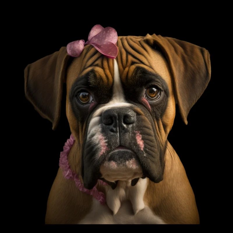 Deutscher Boxer Valentins Tag