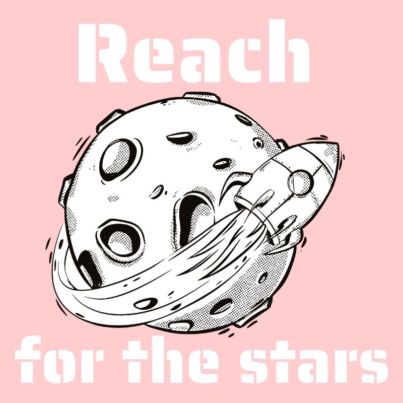 Reach For The Stars Retro Outer Space Designs