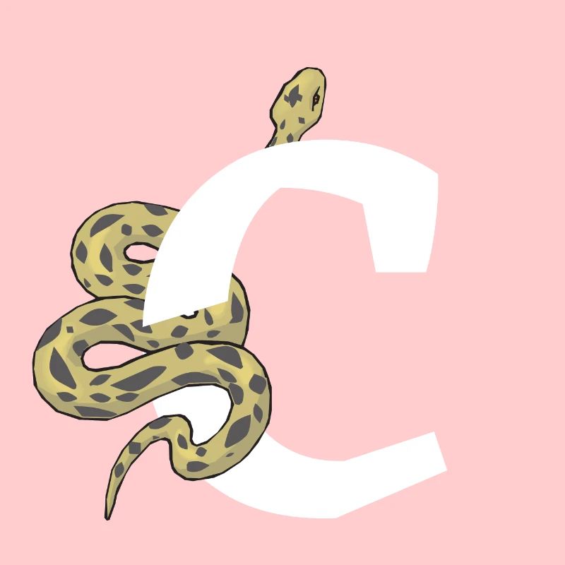 Letter c snake