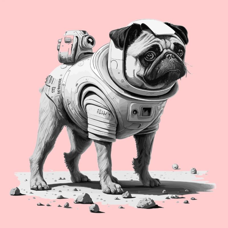 Mops auf dem Mars