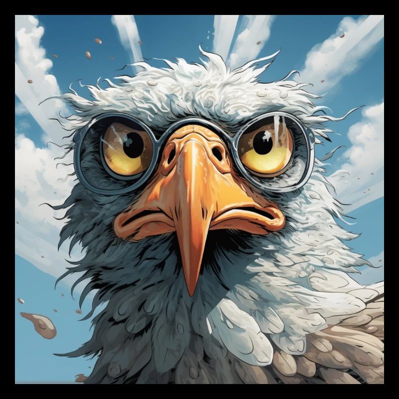 Lustighausen - Comic Style Eagle
