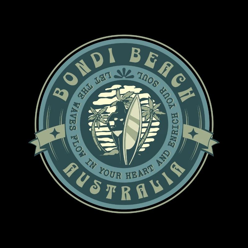Bondi Beach Surfer Mädchen