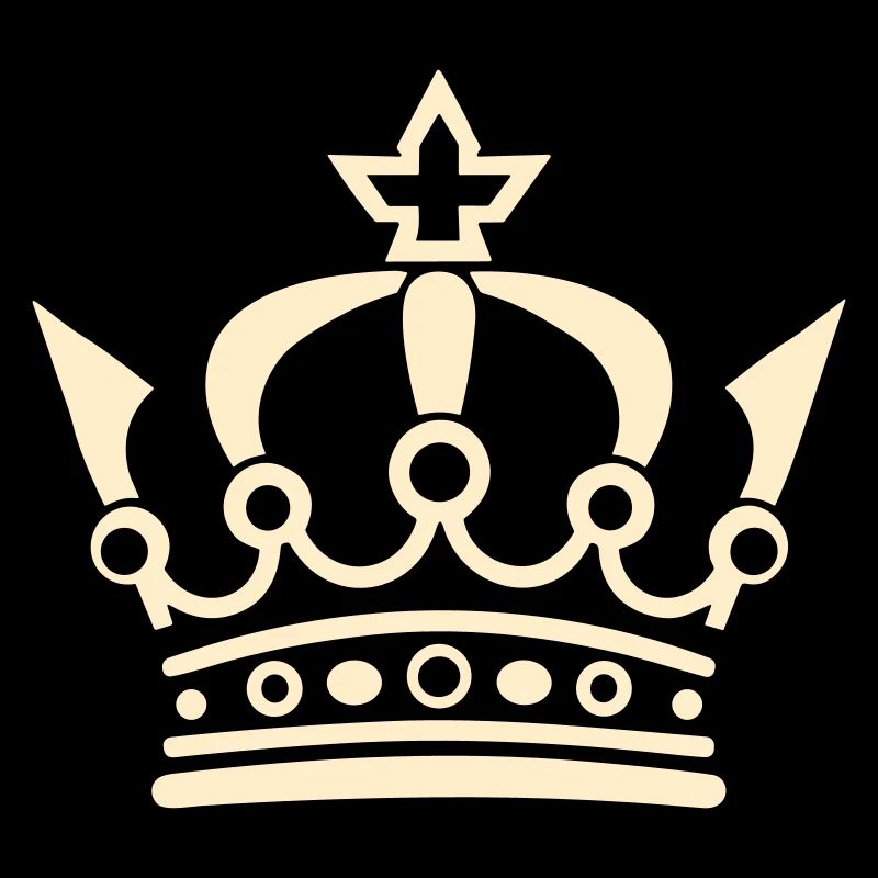 Couronne de monarque majestueuse