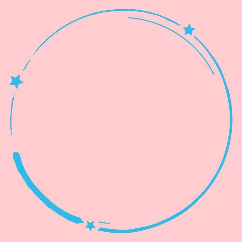 Circle with Stars Vectorgraphic