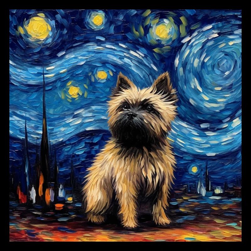 Cairn Terrier Starry Night