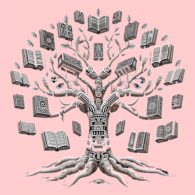 Enchanted Tree of Knowledge: book tree.