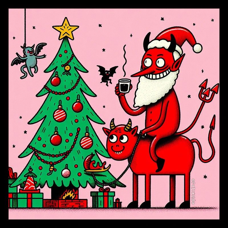 Devil Christmas Cartoon