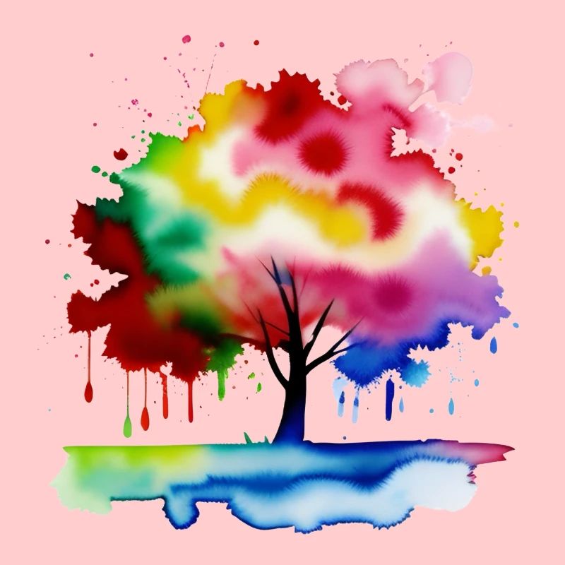 Baum - Farbspritzer