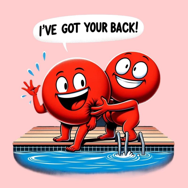 Une équipe de natation solide ensemble