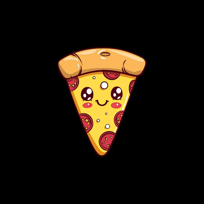 Funny Pizza Face