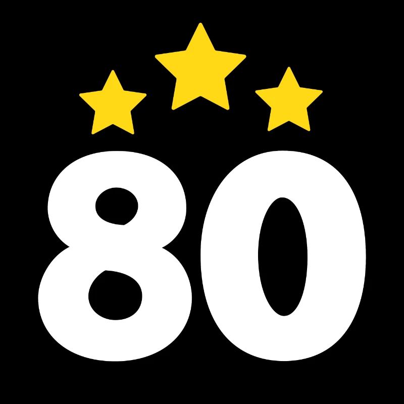 80 ans étoile - cadeau 80e anniversaire