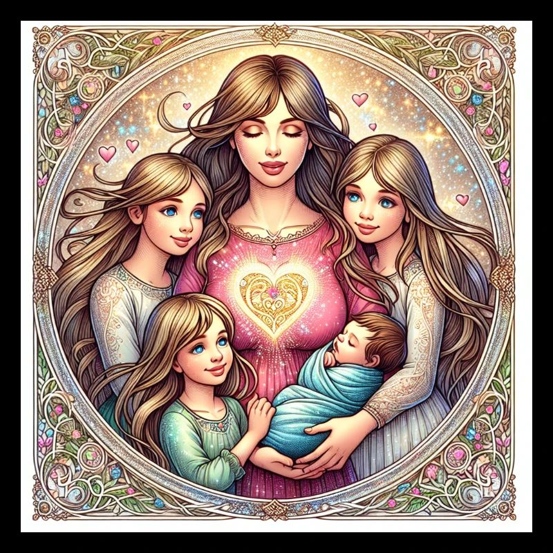 Mama mit 4 Kindern