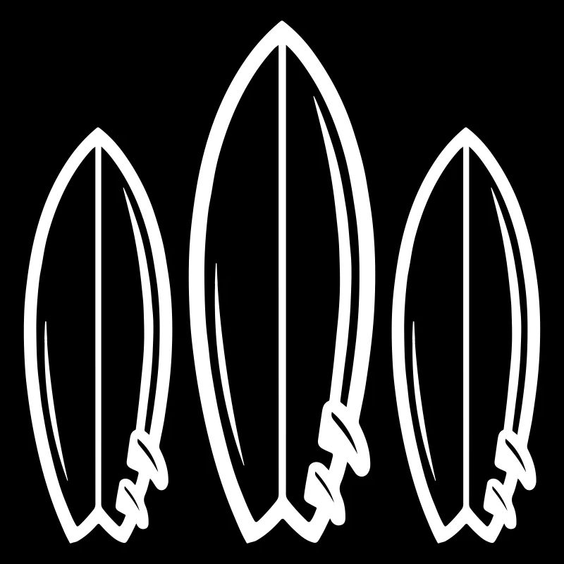 Planche de surf symbole surf