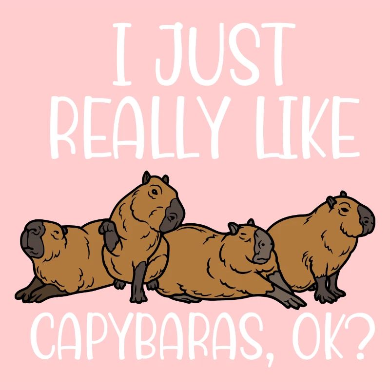 Ich mag einfach Capybaras ok