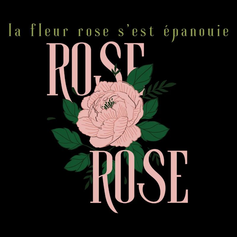 La fleur rose