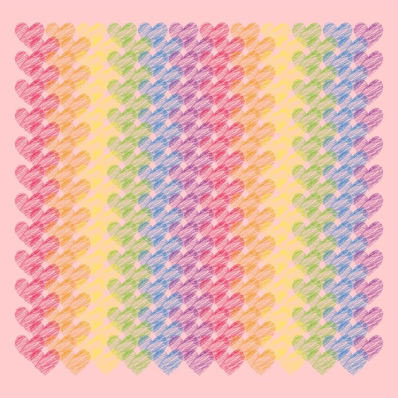 Pride Herzen Regenbogenfahne Regenbogen