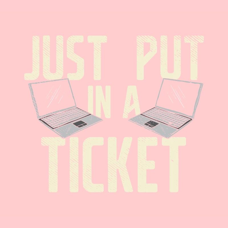 Mettez simplement un ticket pour le service d'assistance et le support technique