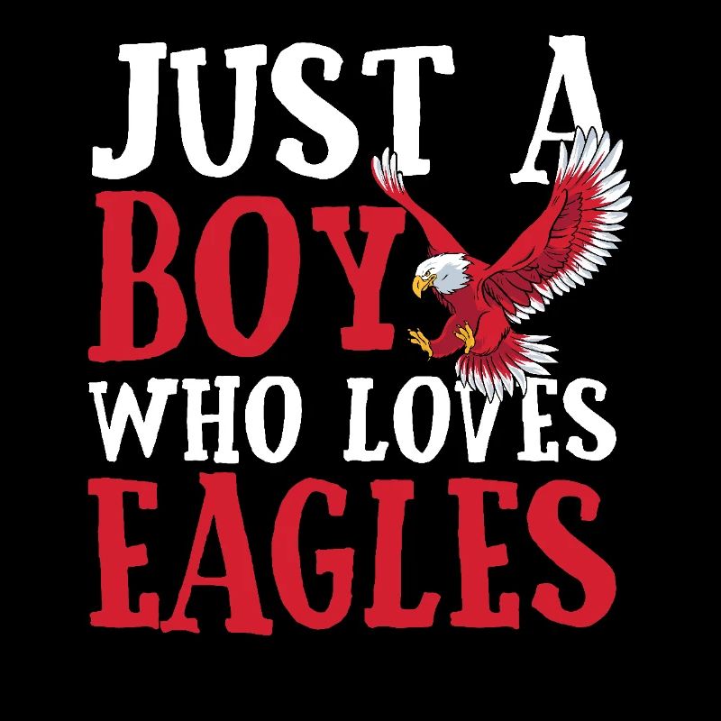 Nur ein Junge, der Adler liebt
