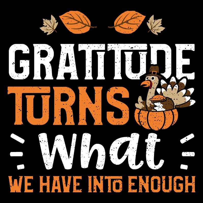 La gratitude transforme ce que nous avons...