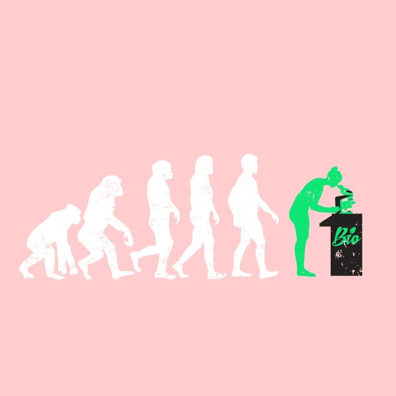 Biologe evolution geschenk beruf biologie mikro