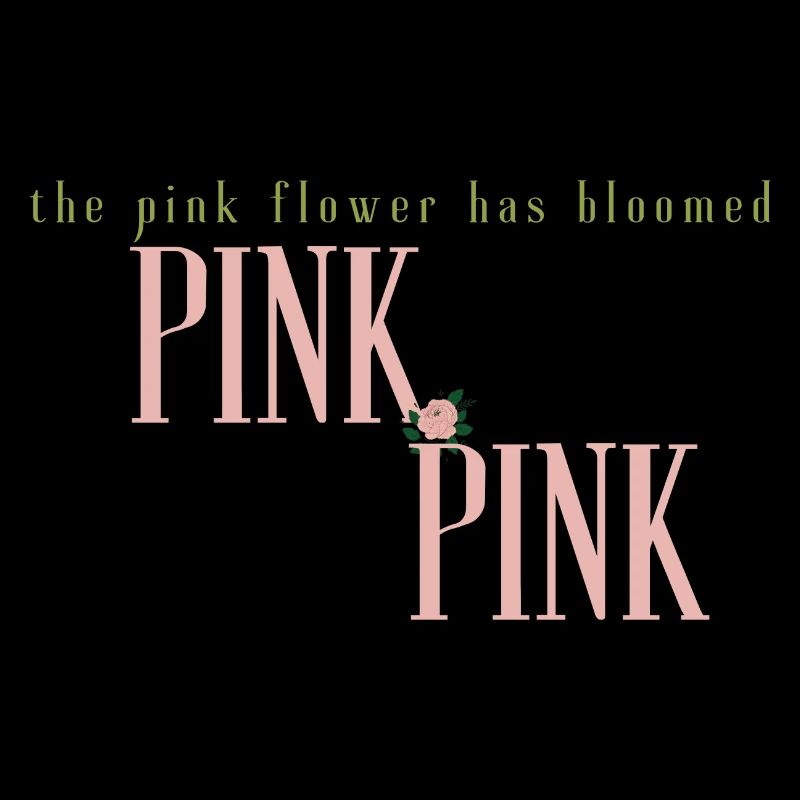 La fleur rose