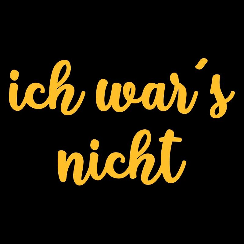 ich wars nicht