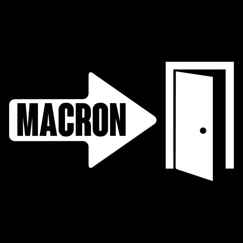 Macron la porte