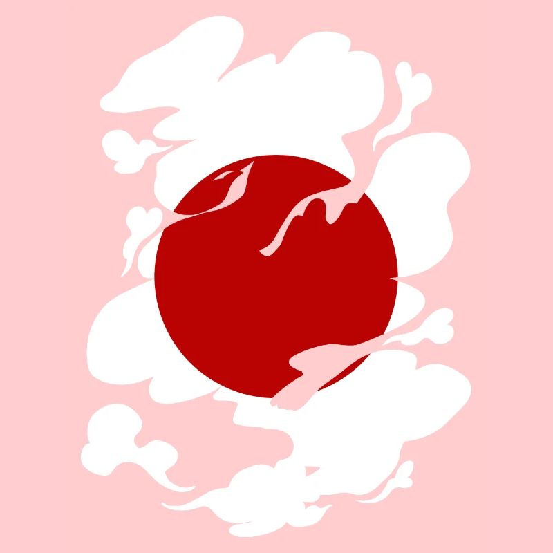 Drapeau du Japon utilisé Look Nihon Drapeau japonais