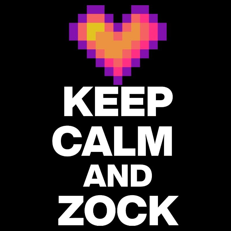 KEEP CALM AND GAMBLE! 8 BIT LOVE RETRO GIFT w