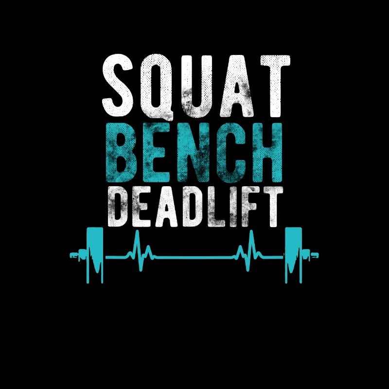 Banc de squatt de battement de coeur de powerlifting
