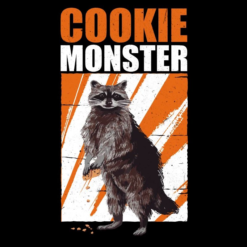 Cookie Waschbär Tier Humor