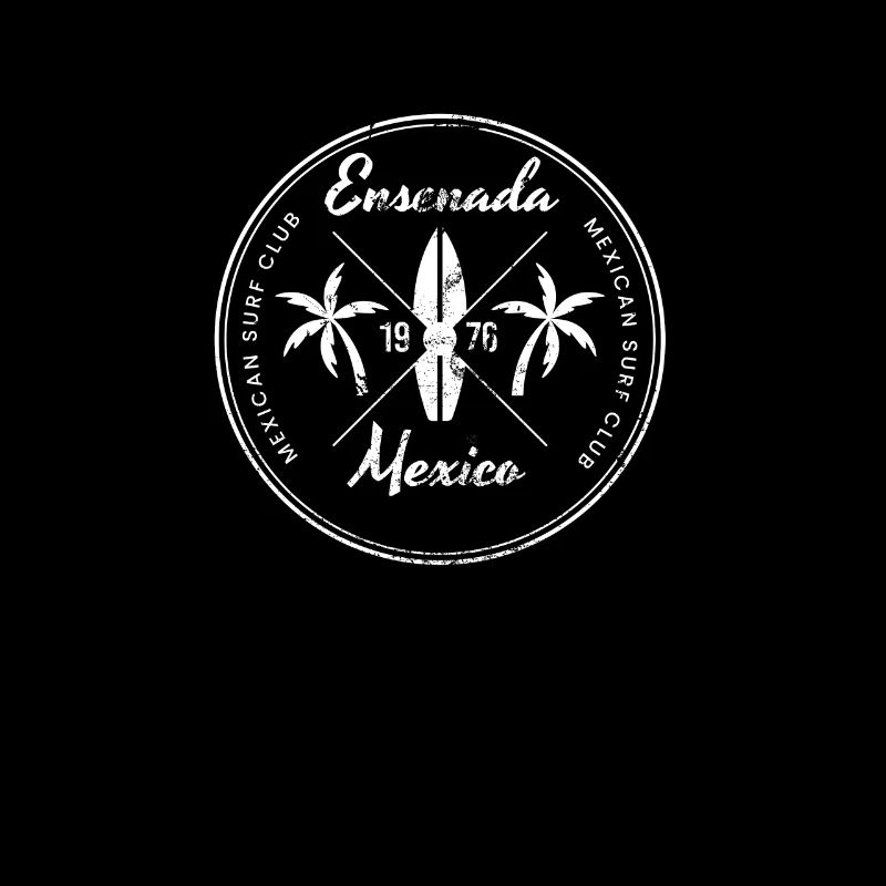 Retro Ensenada Mexico Beach Vacances Souvenir