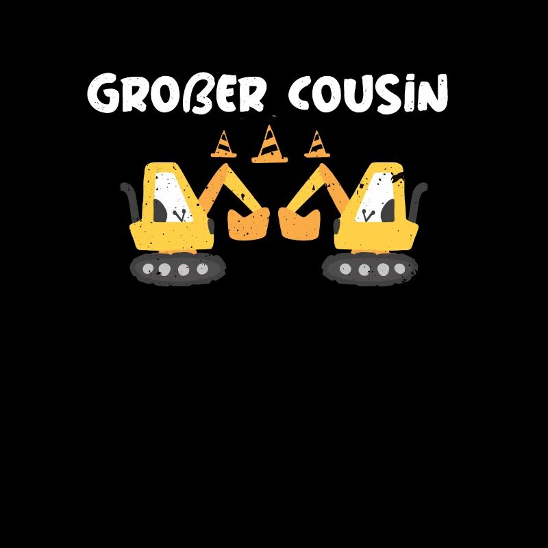 BaggerBaggerLastwagen Großer Cousin wird Bau