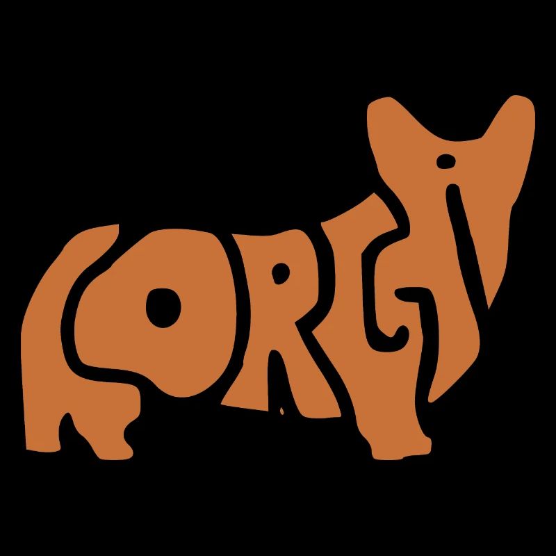 Marron corgi