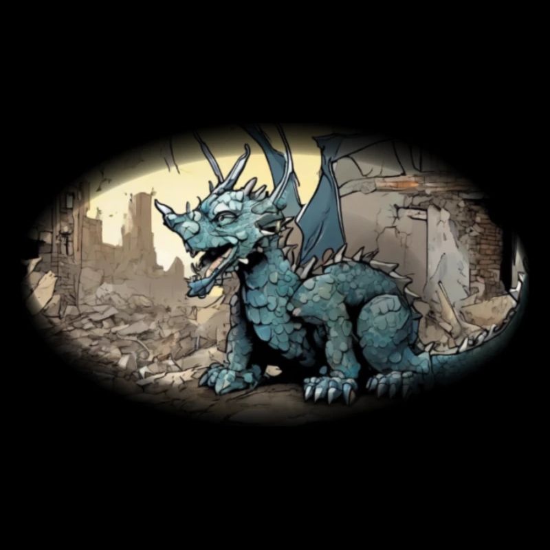 Müll Drache