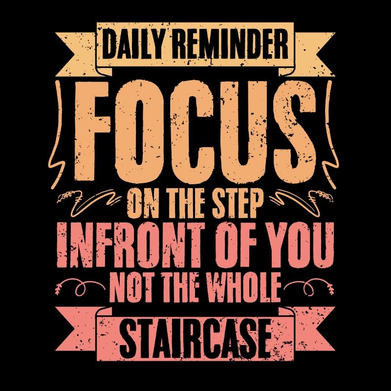 Daglig påmindelse Vintage Retro Bekræftelse A