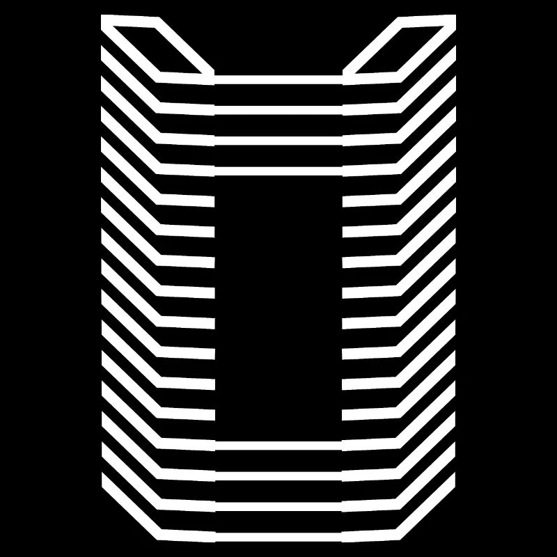 Unique Letter O Logo Design "Weiß"